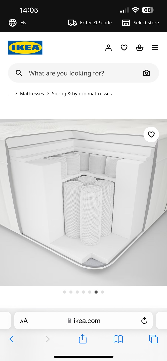 Queen size bed with mattress - photo 5