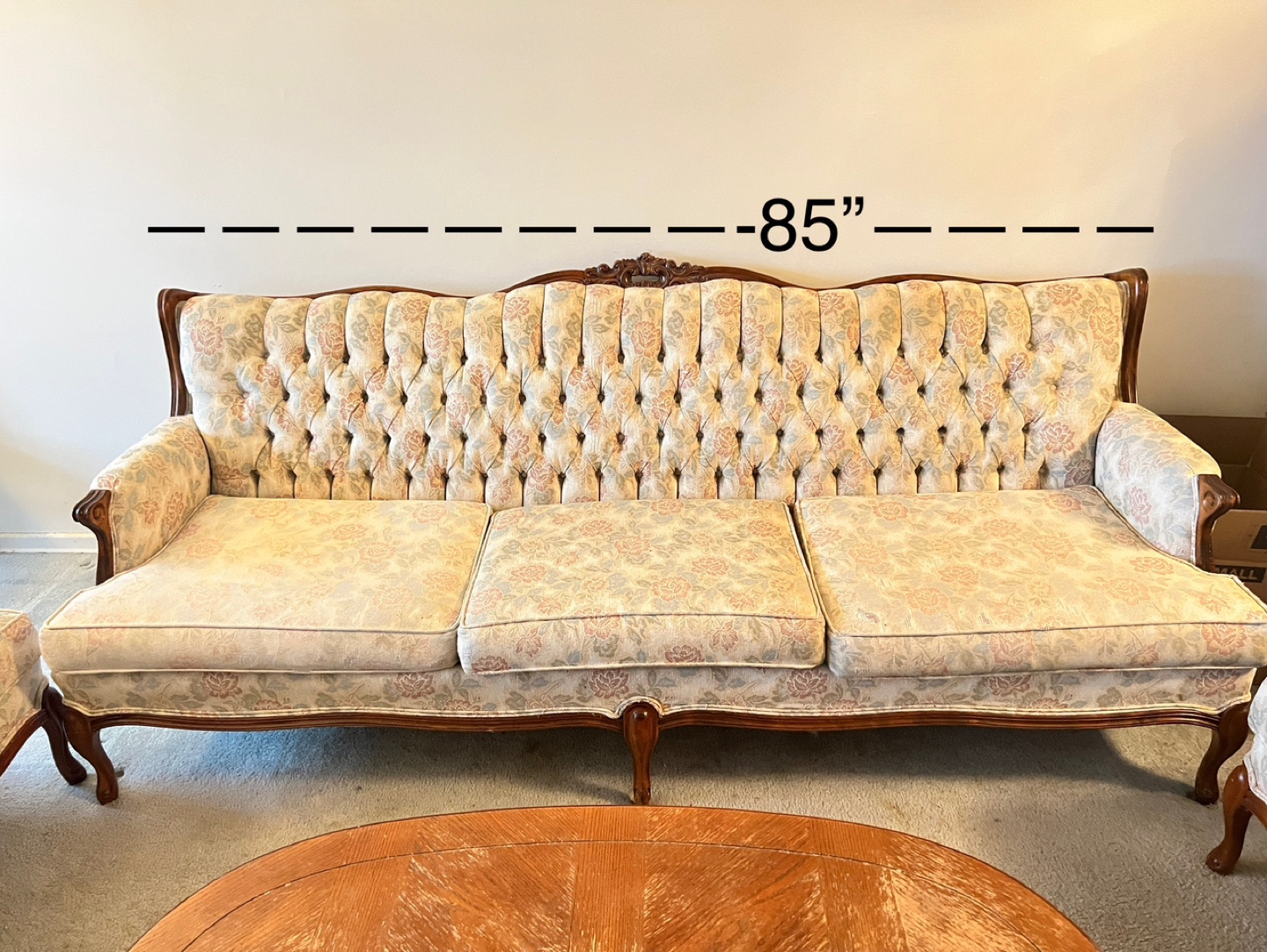 Vintage Floral Sofa Set - photo 2