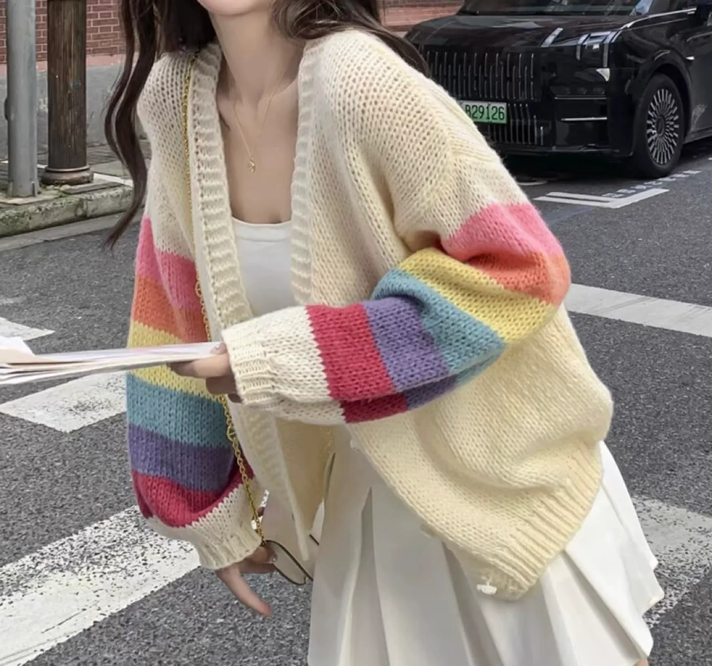 Soft light weight knitted cardigan (Brand new) image indicator(2)