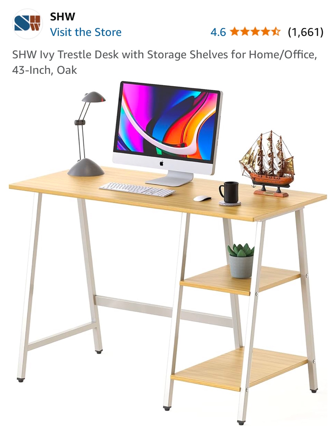 Compact office desk up for sale ( Like new ) - photo 4