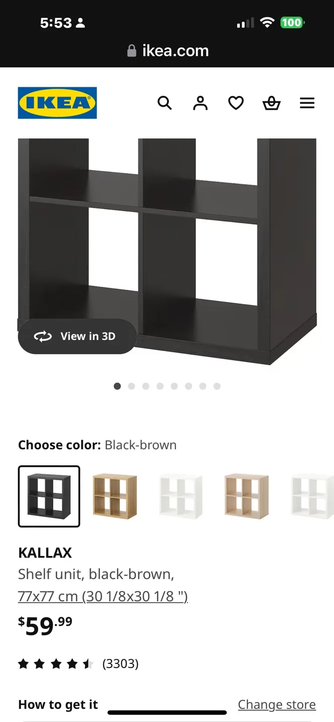 IKEA KALLAX Shelving Unit image indicator(3)