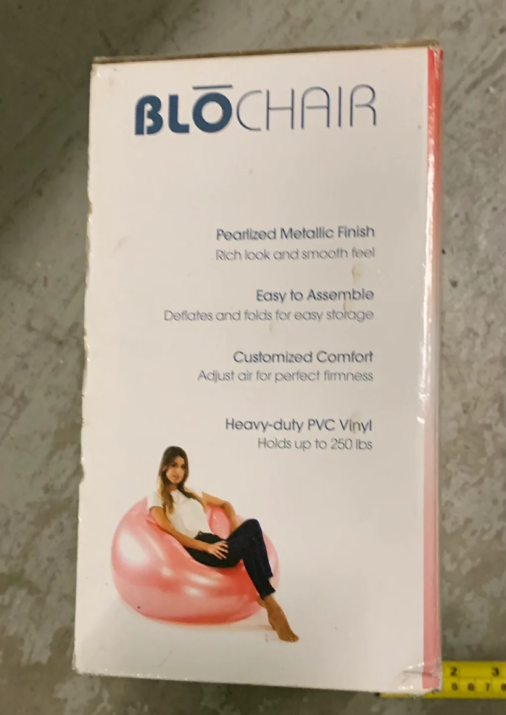 BloChair Inflatable Chair - Metallic Pink image indicator(3)
