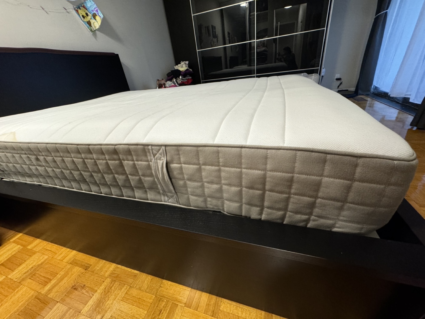 IKEA MALM Queen Size Bed Frame with Storage