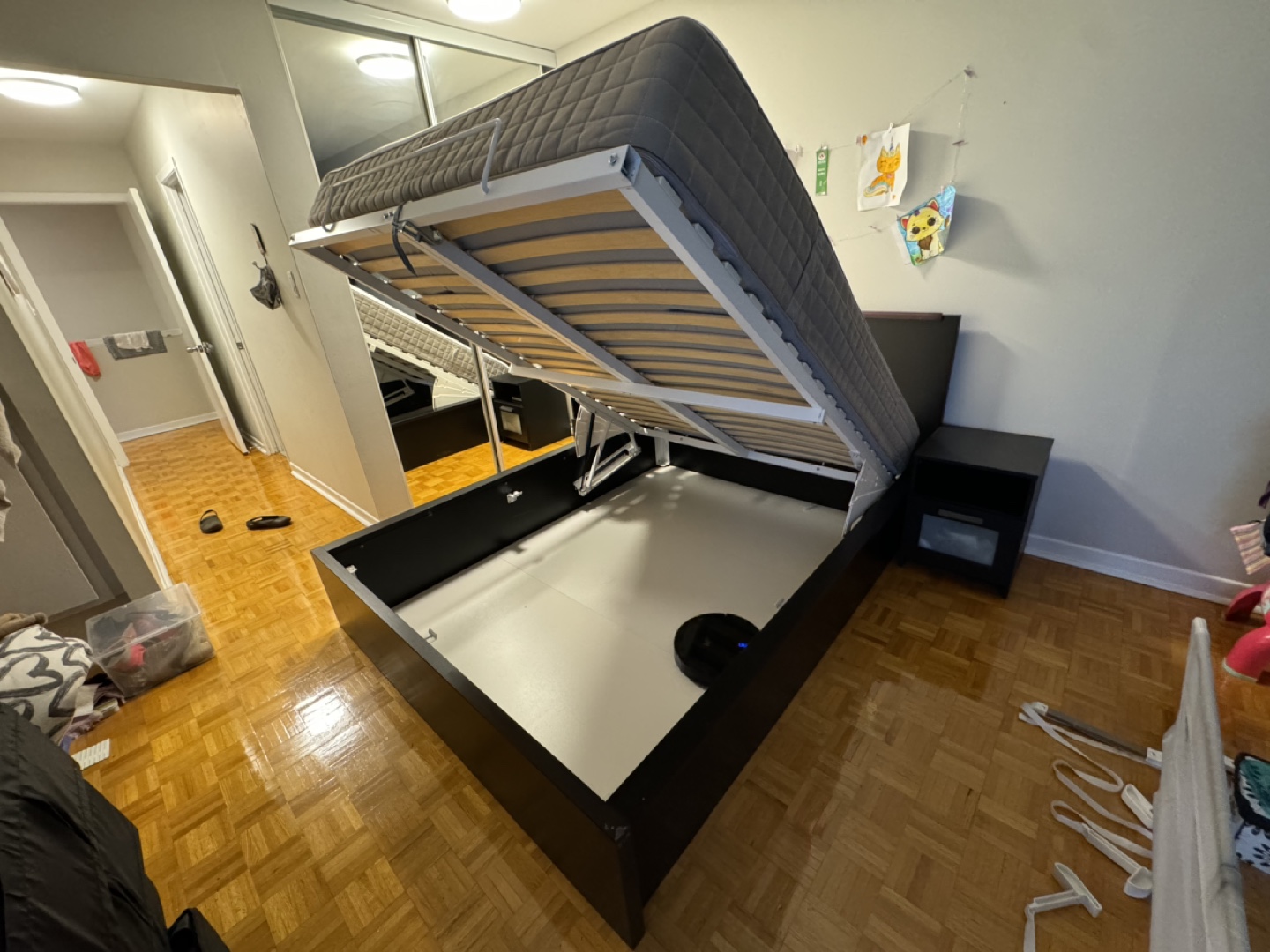 IKEA MALM Queen Size Bed Frame with Storage - photo 3