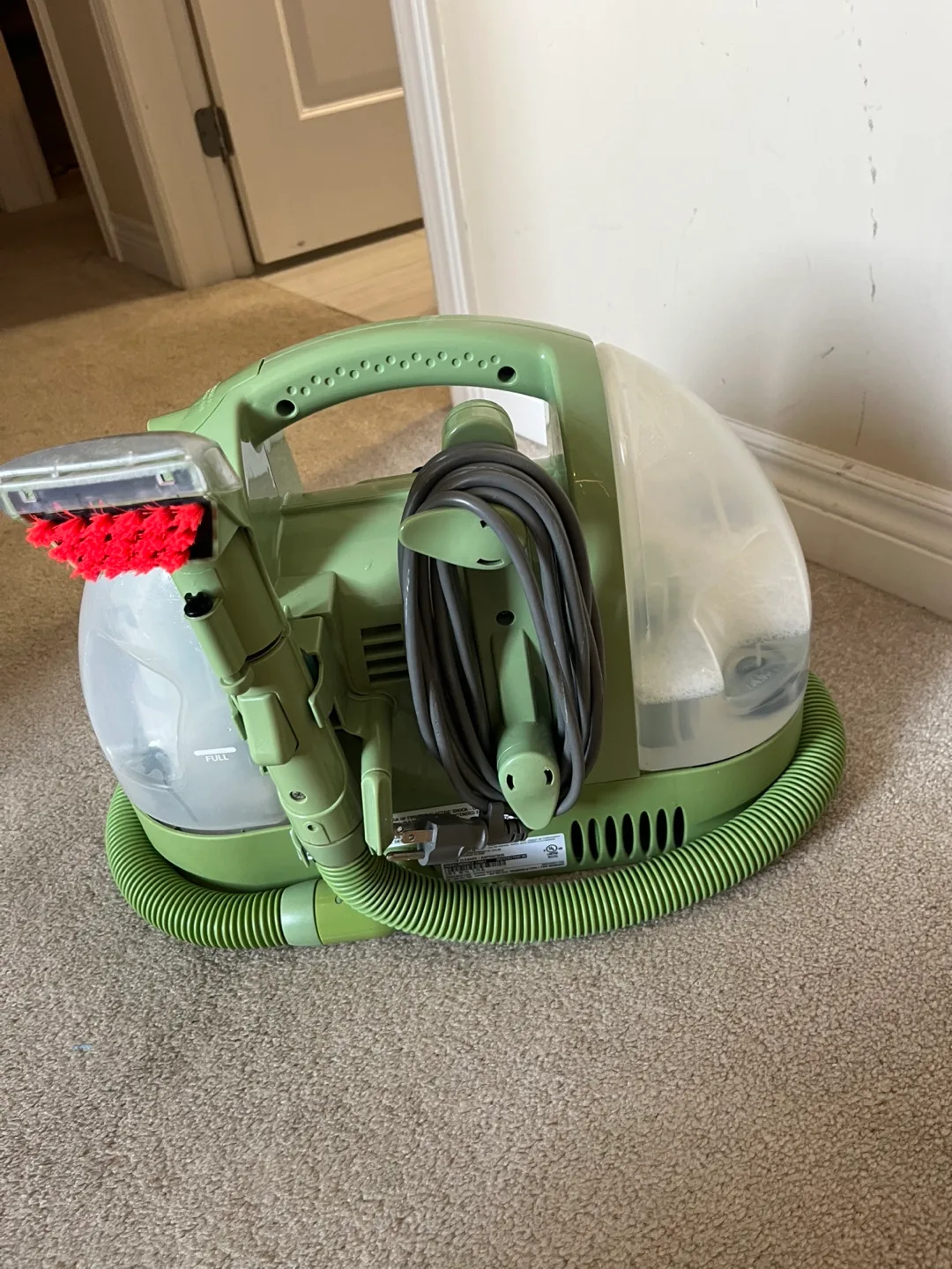 Bissell Little Green Portable Carpet Cleaner image indicator(2)