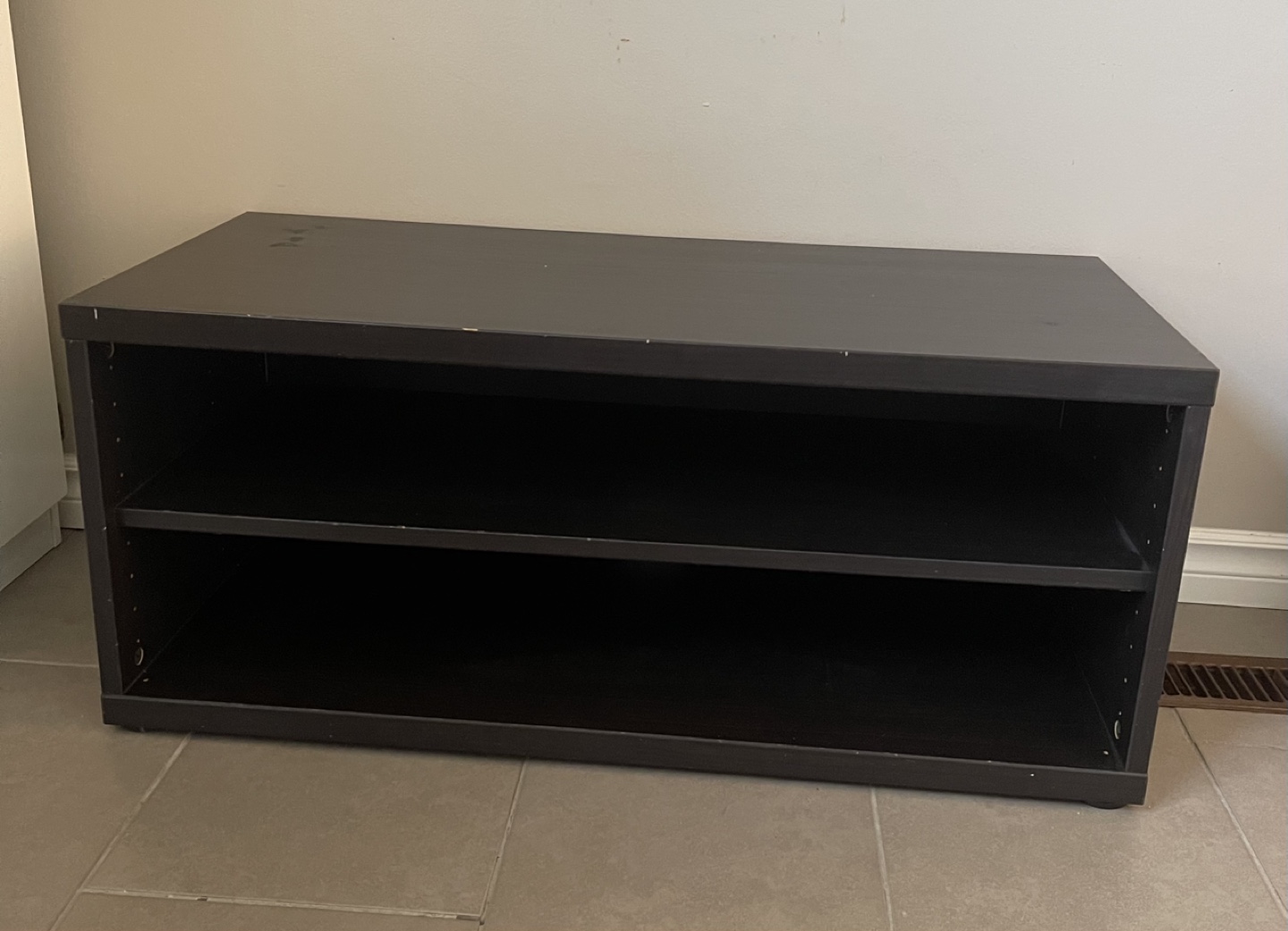 Black Shelf Unit