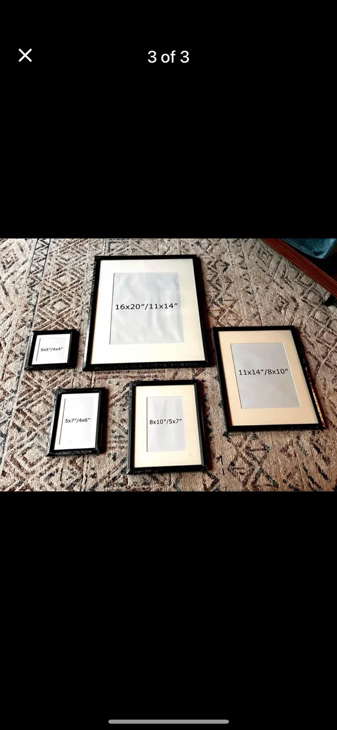 BRAND NEW Set of 5 picture frames image indicator(3)