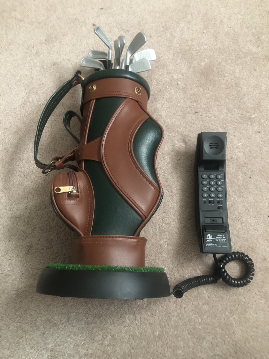 Golf Bag Corded Phone
