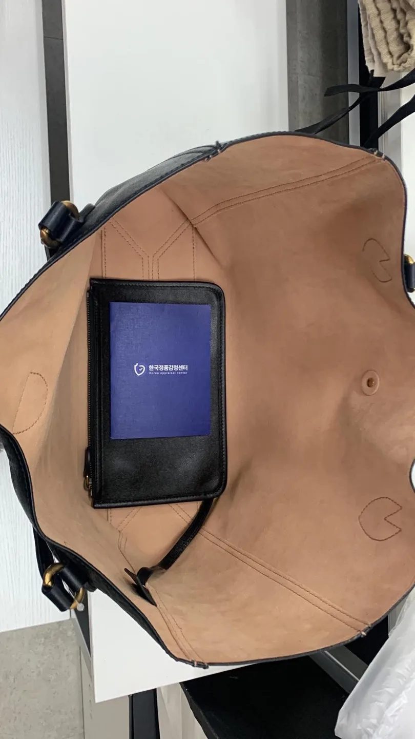 Gucci Black Leather Tote Bag image indicator(3)