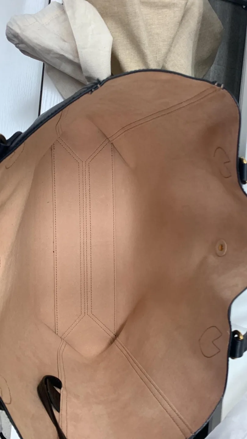 Gucci Black Leather Tote Bag image indicator(5)