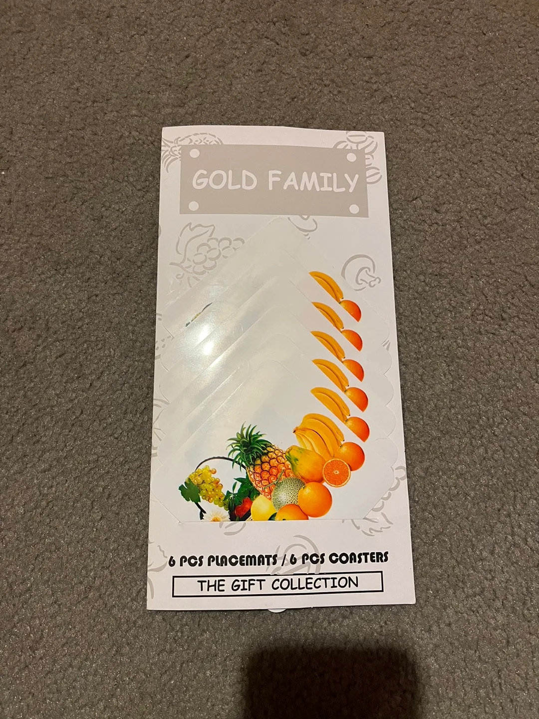 6 Pack Placemats and Coasters - Fruit Design image indicator(2)