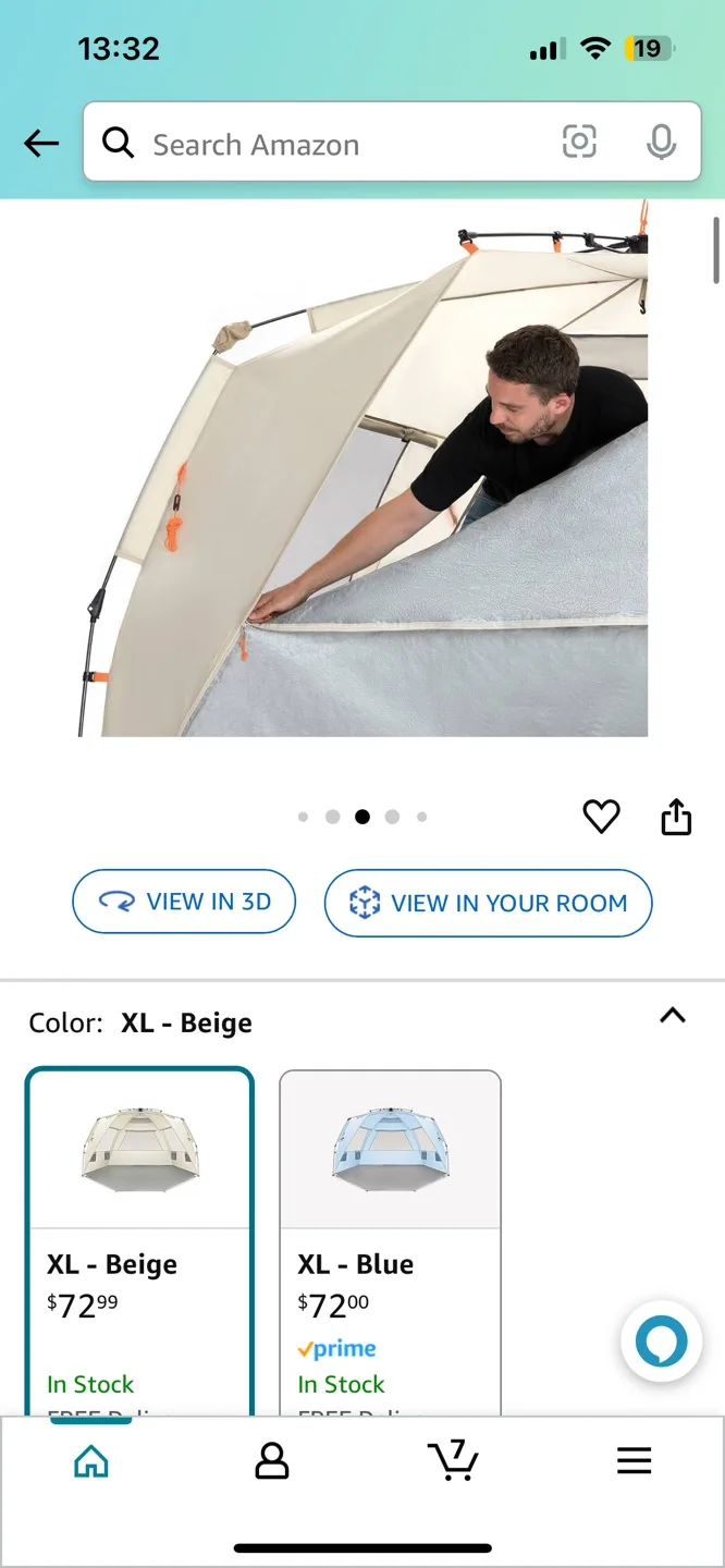 Easthills Outdoors Instant Shade Deluxe XL Beach Tent image indicator(6)