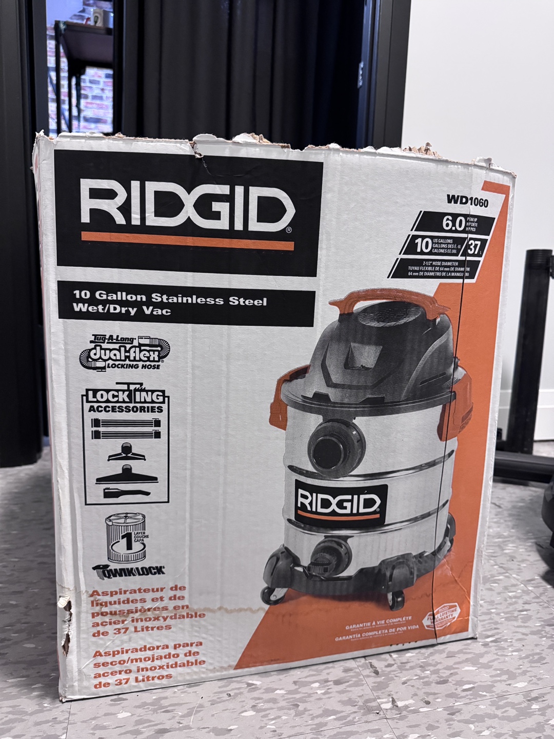 RIDGID 10 Gallon Wet/Dry Vac - photo 3