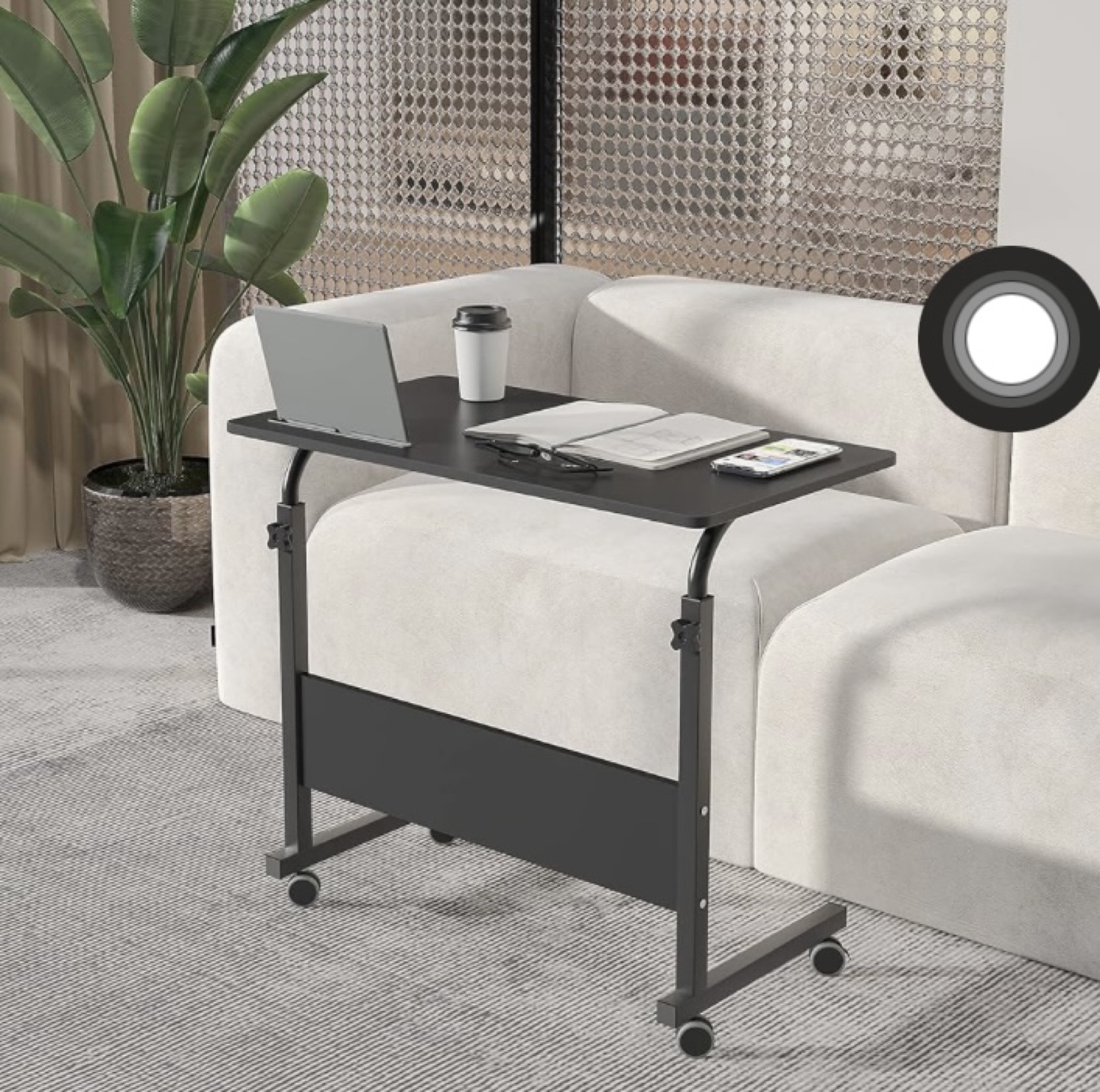 Adjustable Rolling Laptop Desk | 2 pcs available - photo 5