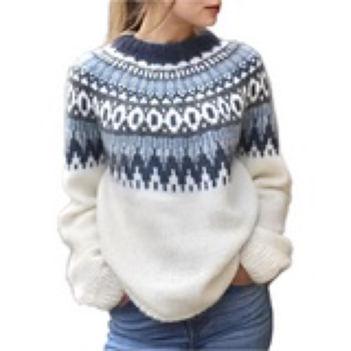 Brand New Sweater | White and Blue