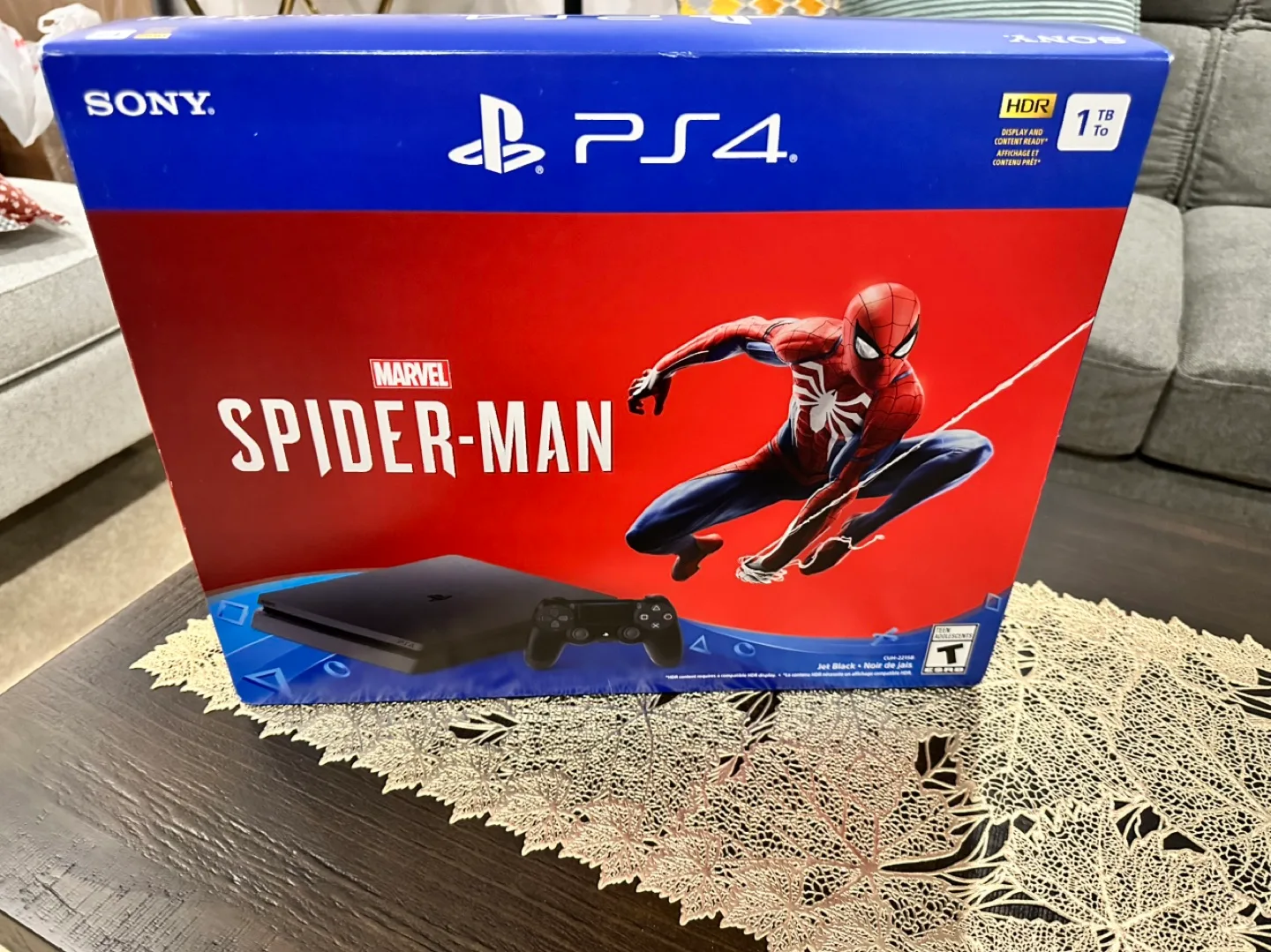 PS4 1TB Console - Spider-Man Bundle