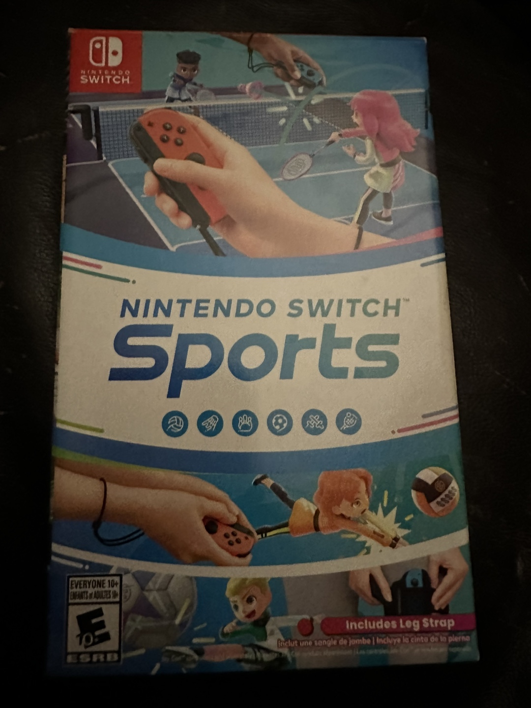 Nintendo Switch Sports Game includes leg strap