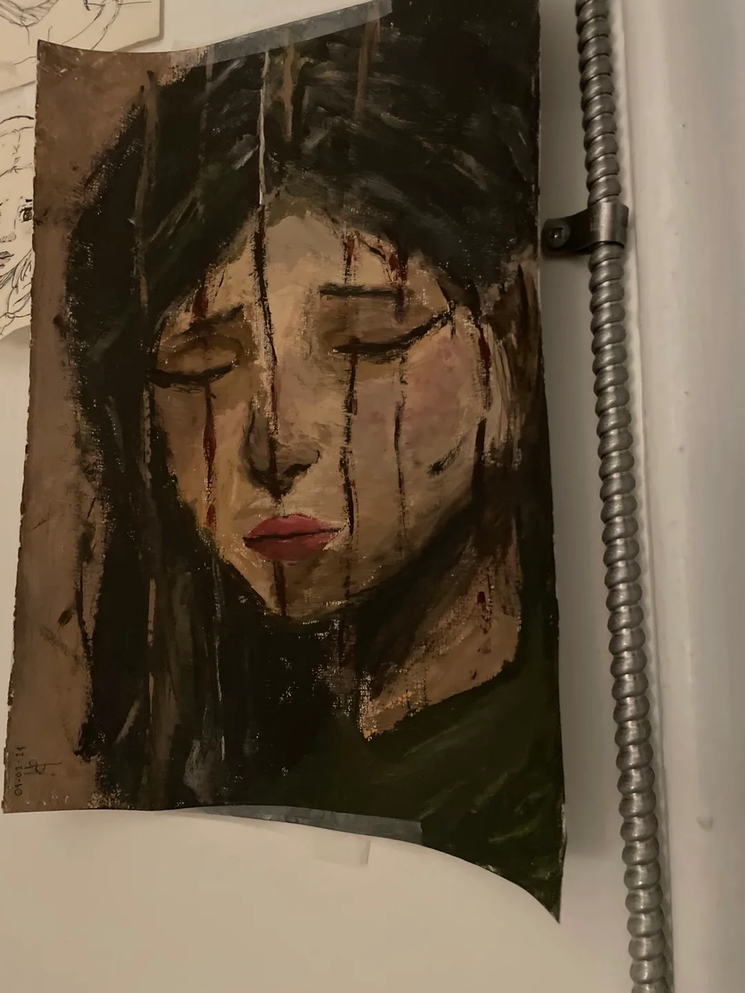 Original Painting of Woman's Face image indicator(2)