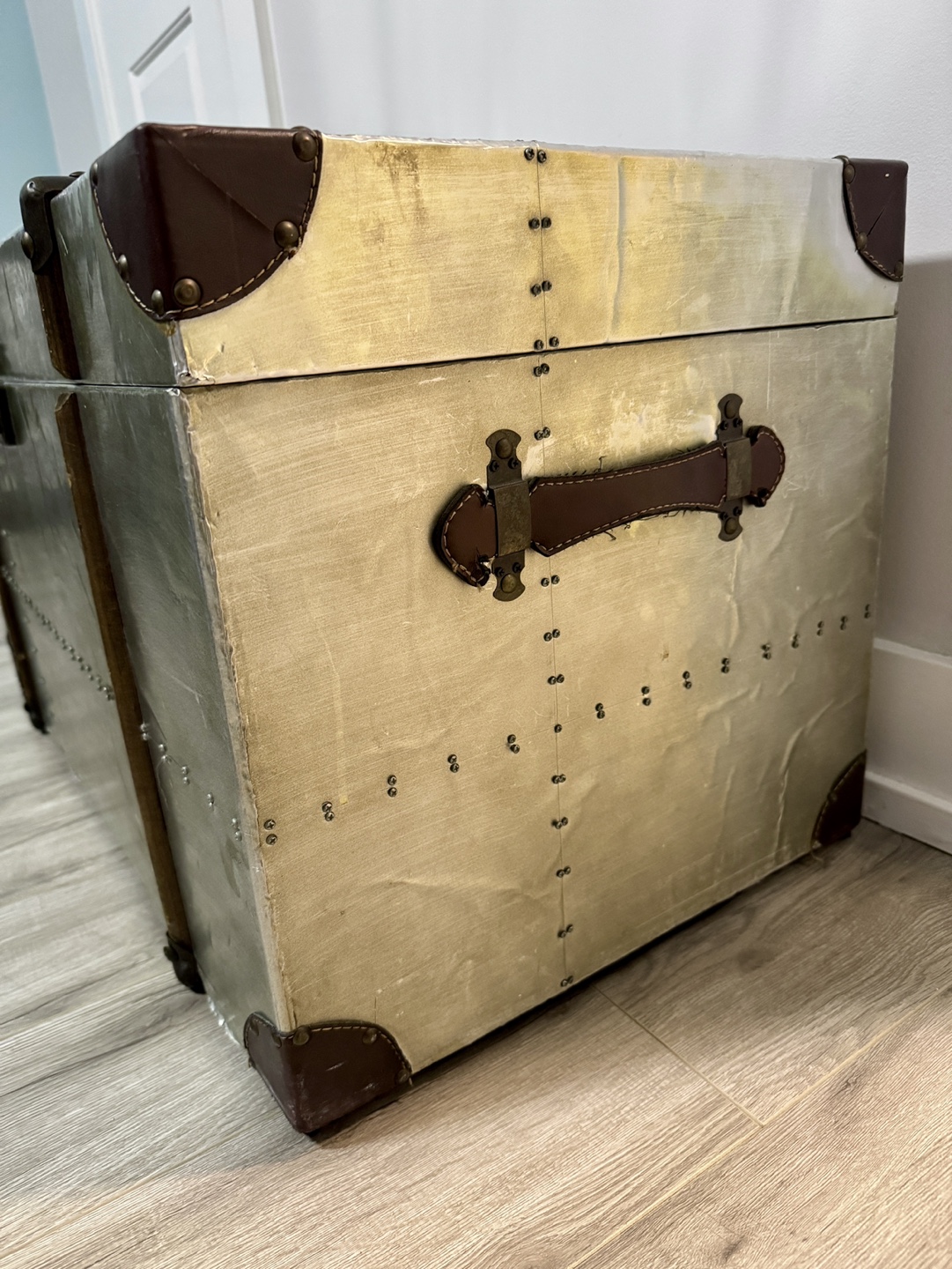 Faux metal chest trunk - photo 3