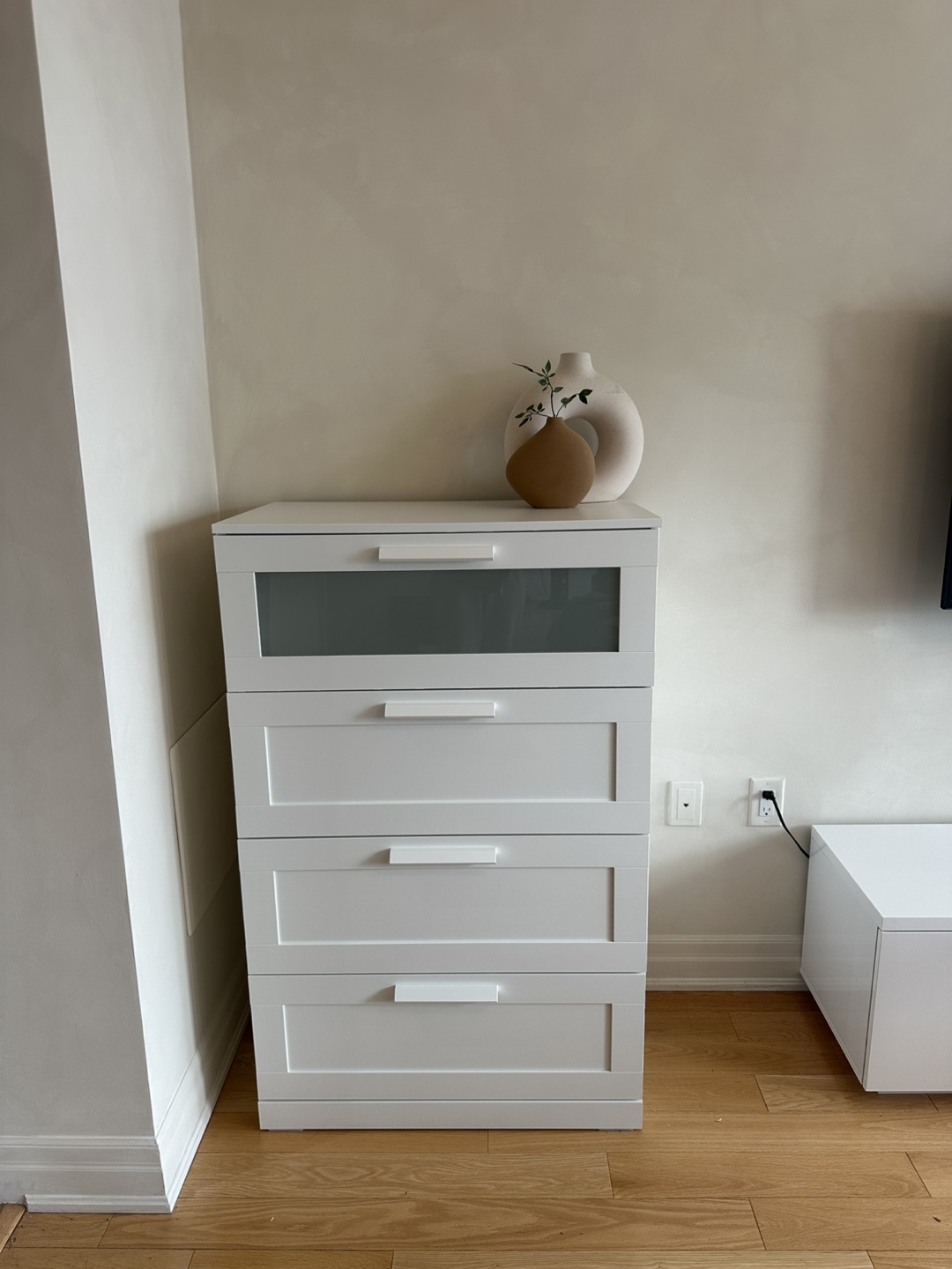 White 5-Drawer Dresser - $75 (negotiable)