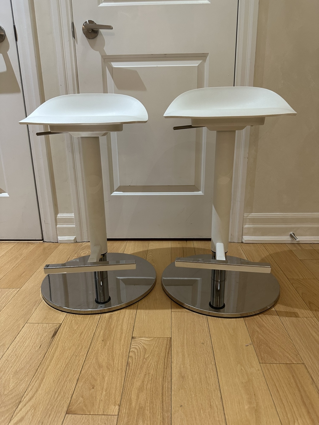 White Bar Stools (Set of 2) $50 each