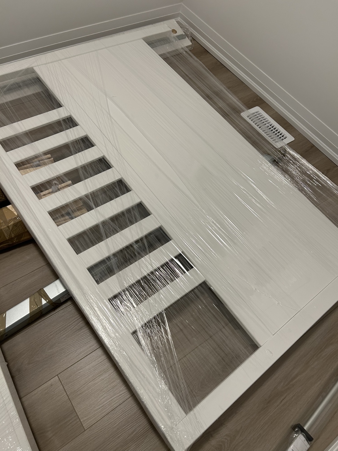 IKEA White Double Bed Frame - photo 4