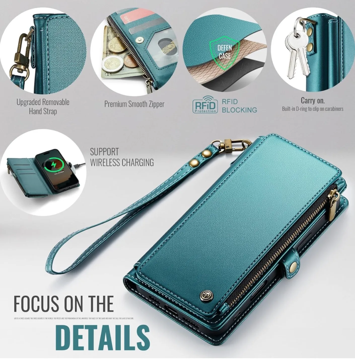 Leather Phone Case with Wallet image indicator(6)