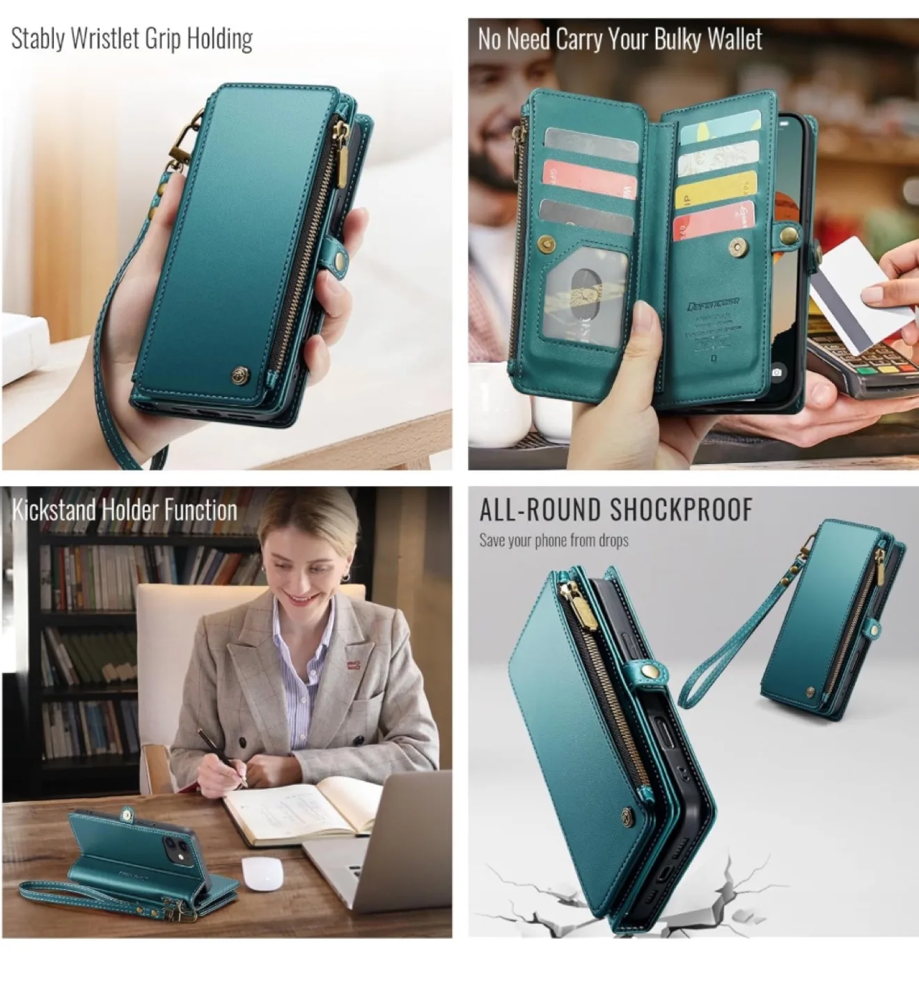 Leather Phone Case with Wallet image indicator(5)