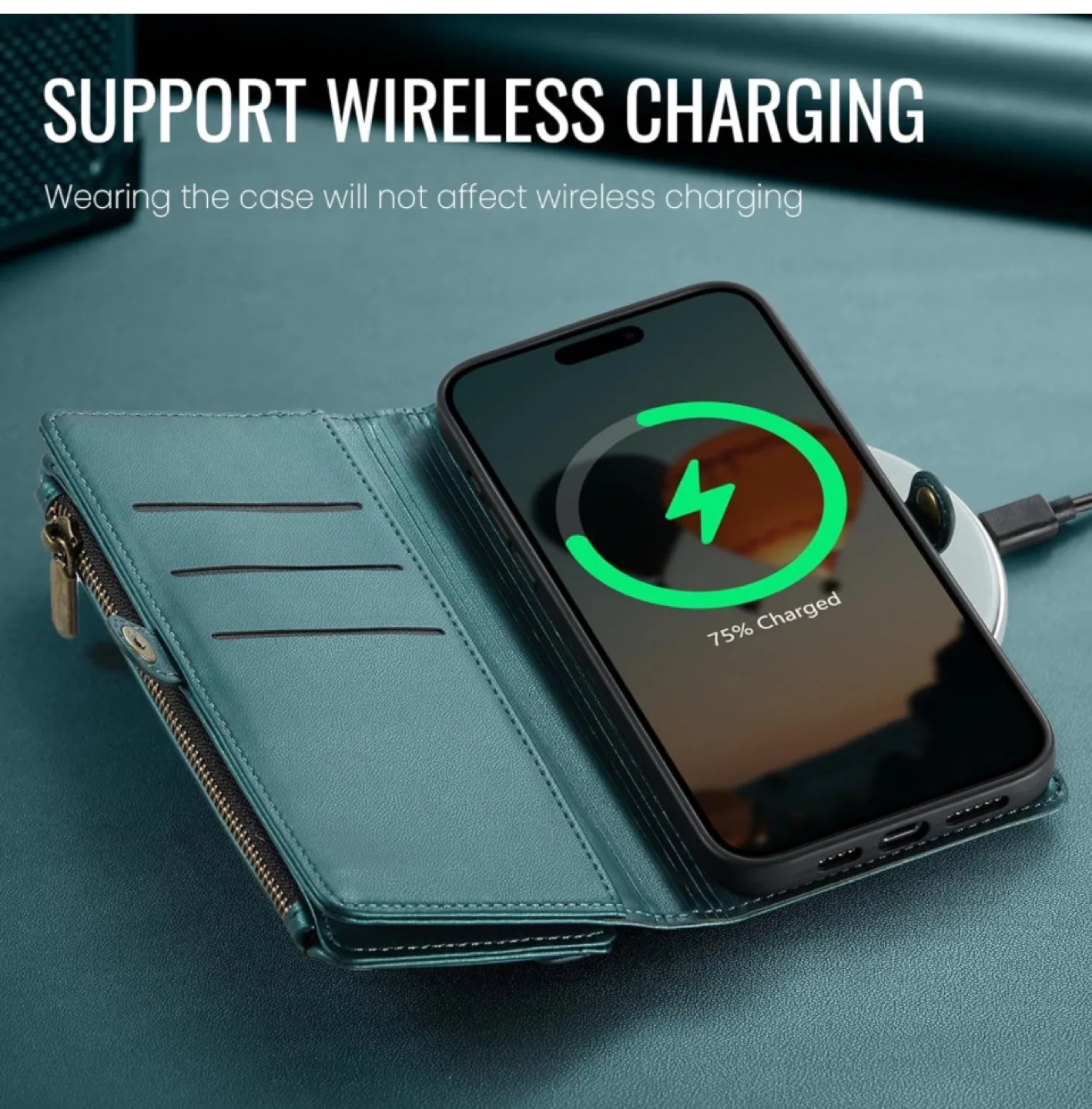 Leather Phone Case with Wallet image indicator(7)