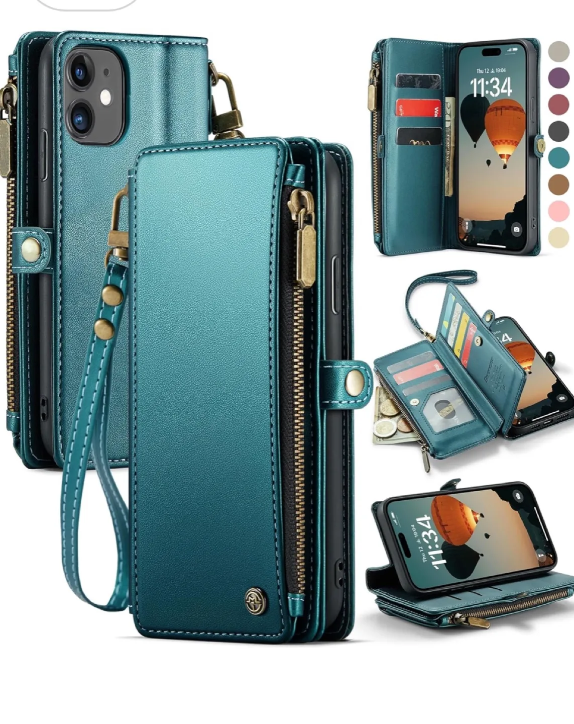 Leather Phone Case with Wallet image indicator(10)
