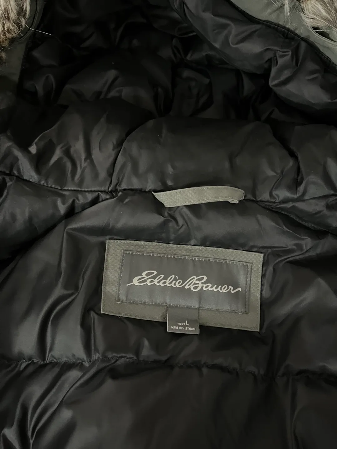 Eddie Bauer Men's Down Waterproof Parka (olive green) image indicator(5)