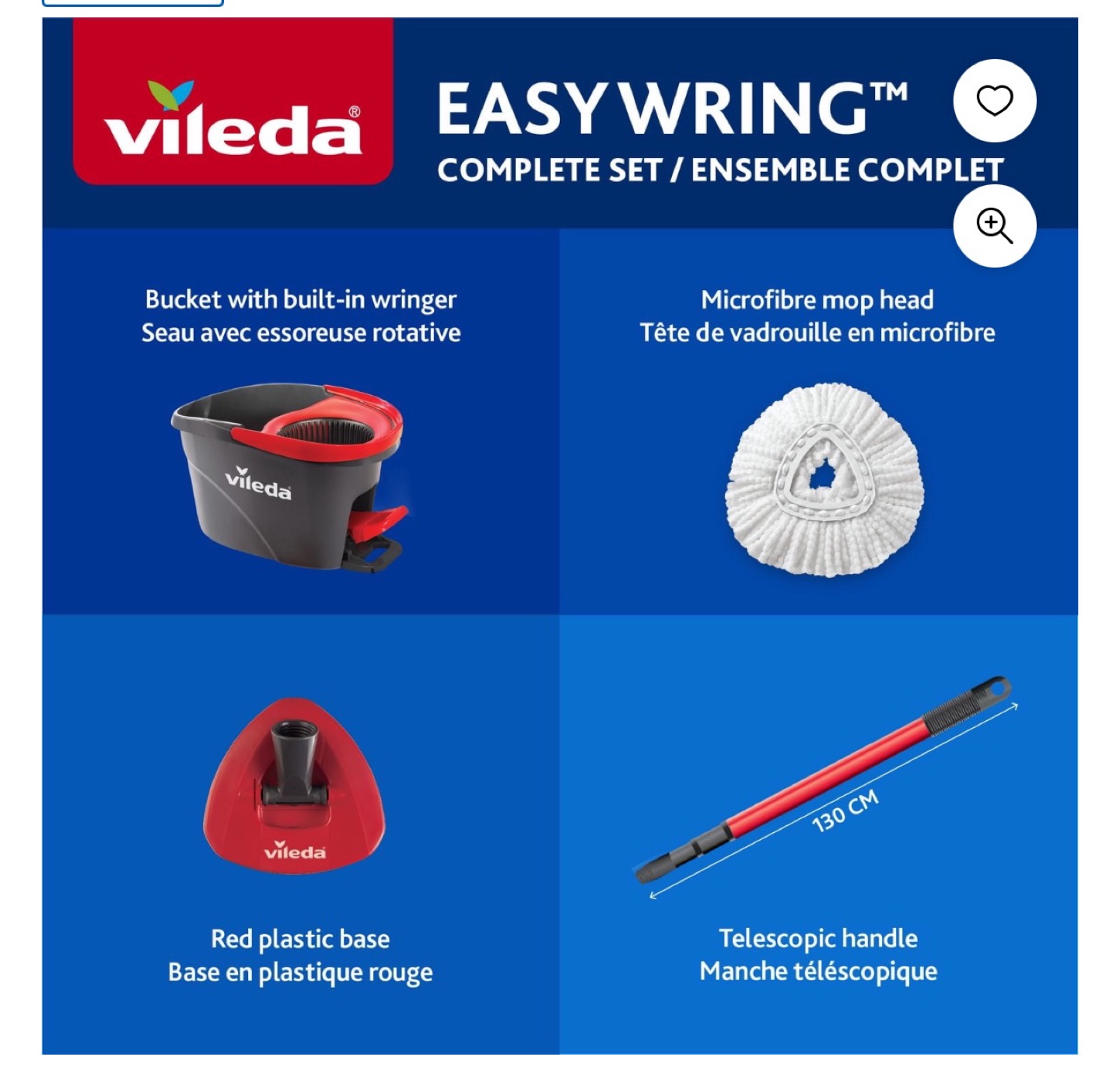 Vileda mop with new Refill - photo 2