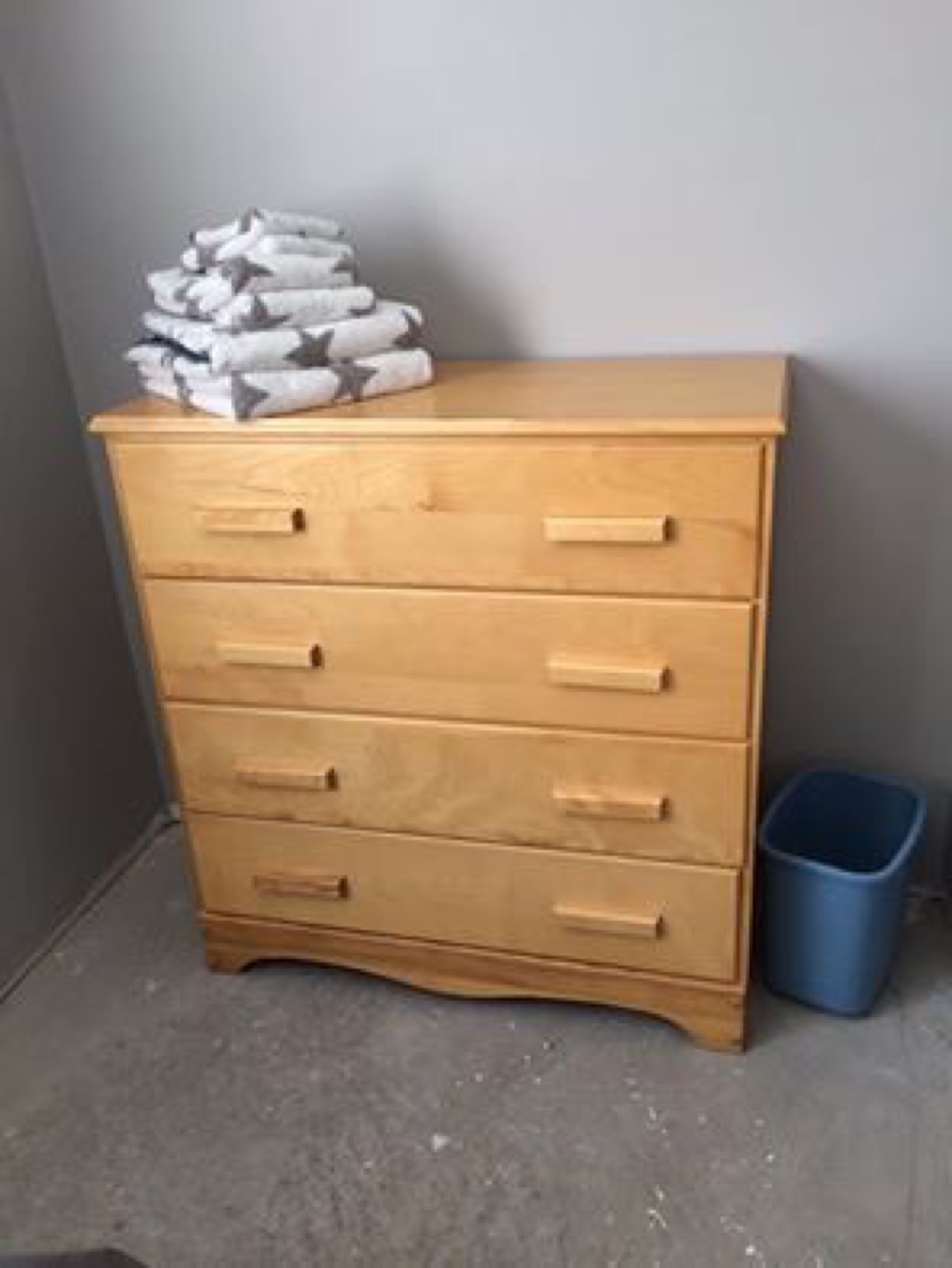 Solid wood dresser