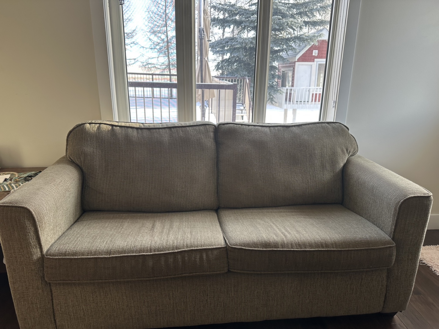 Sofa with pull out bed x2