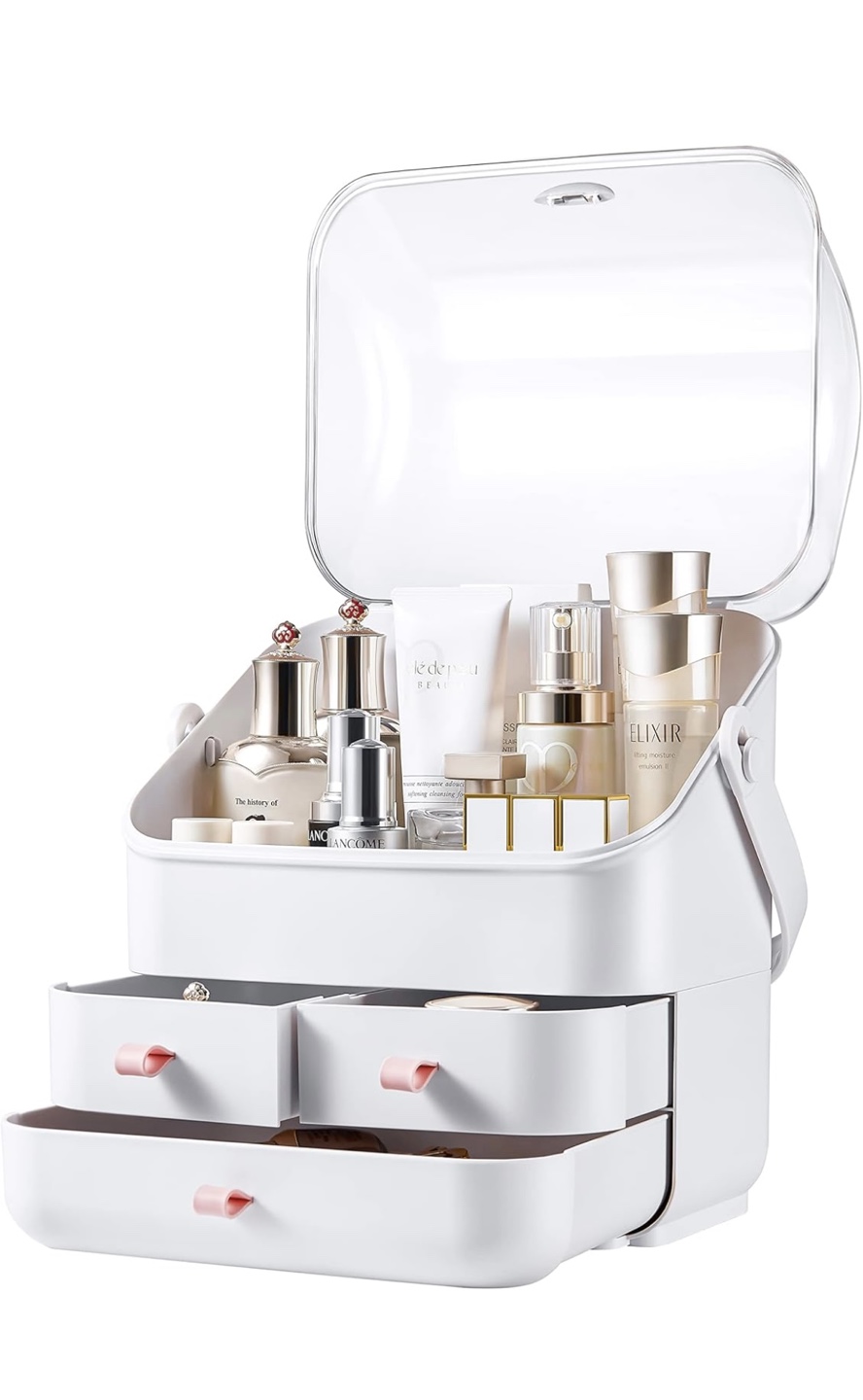 Makeup Organizer with Drawers and Clear Lid - photo 4