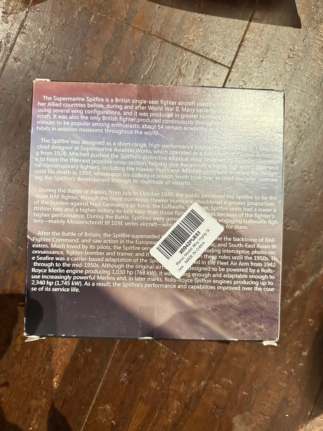 1:72 Scale Supermarine Spitfire Model image indicator(3)