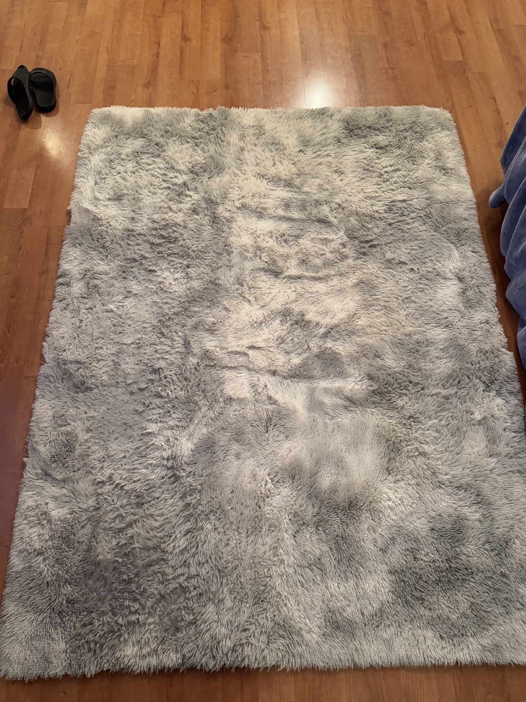 Soft Fluffy Area Rug - light Grey - photo 2
