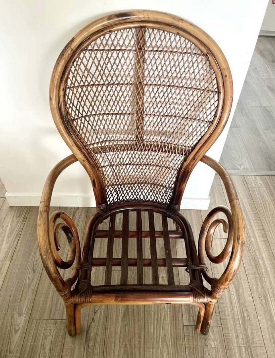 Vintage Rattan Chair - photo 4