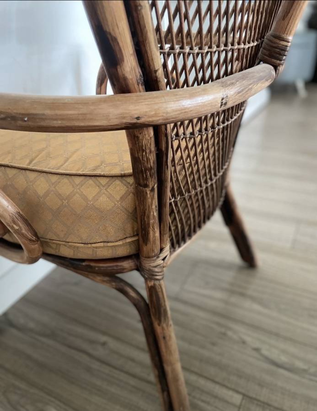 Vintage Rattan Chair - photo 3
