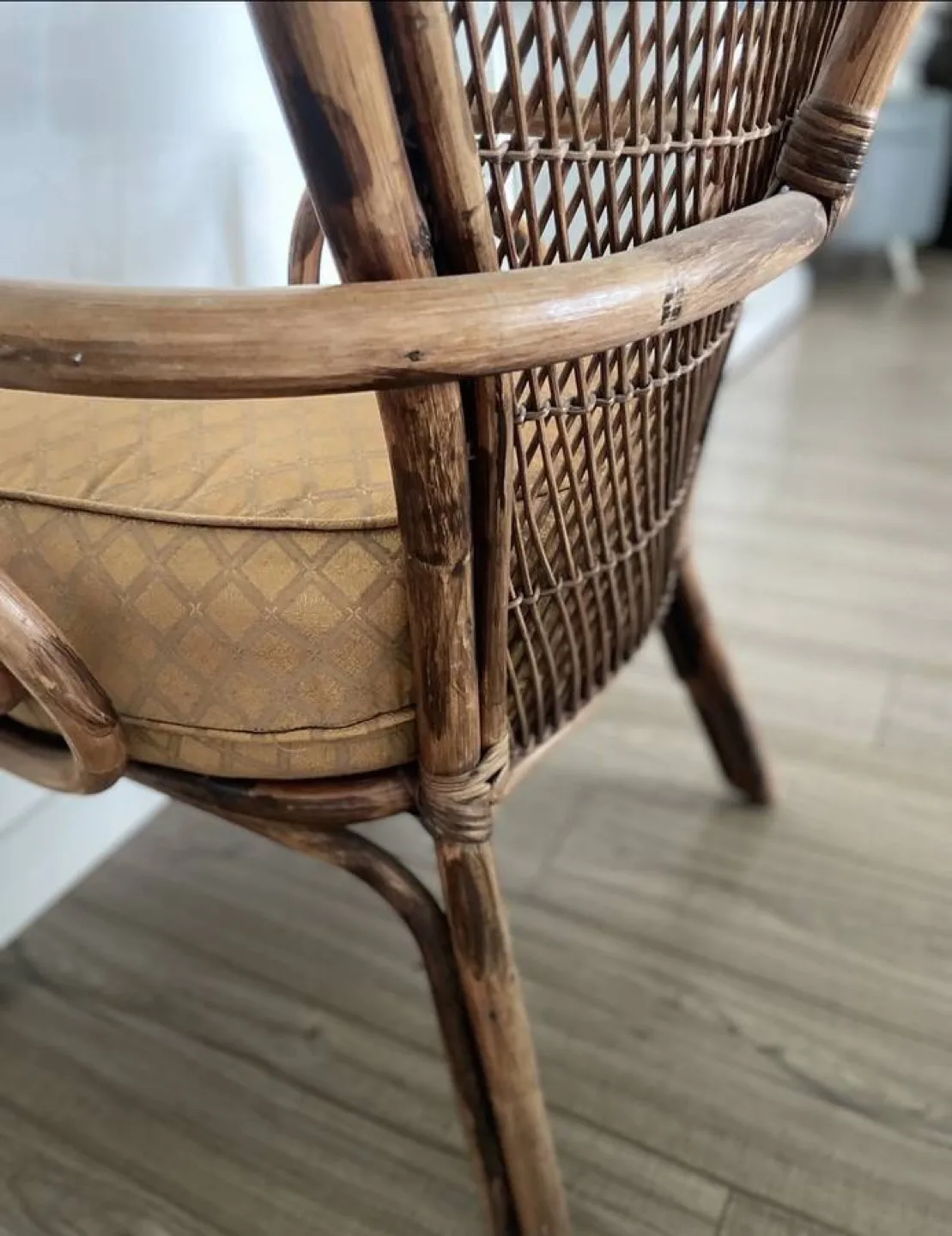 Vintage Rattan Chair image indicator(3)