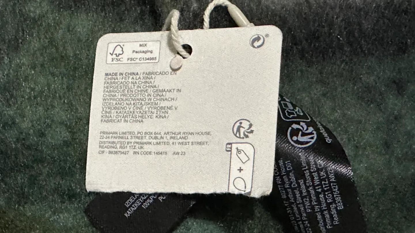 Primark Care | NWT Green Tartan Blanket Women’s Scarf (Size OS) image indicator(5)