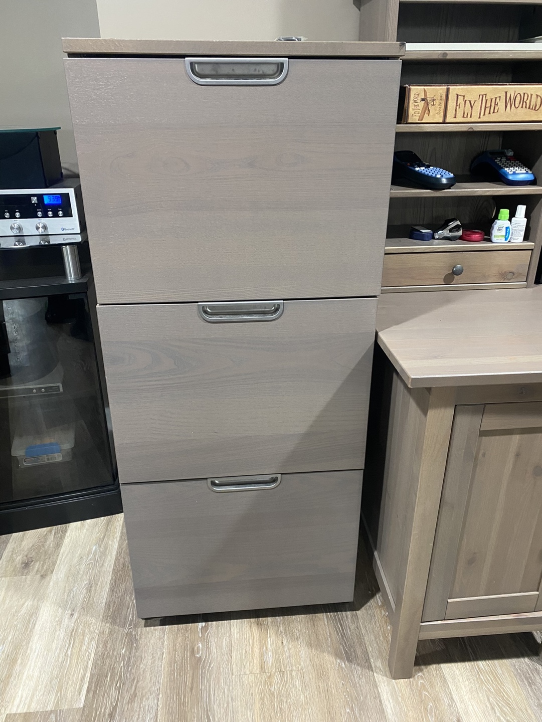3 Drawer File Cabinet locking