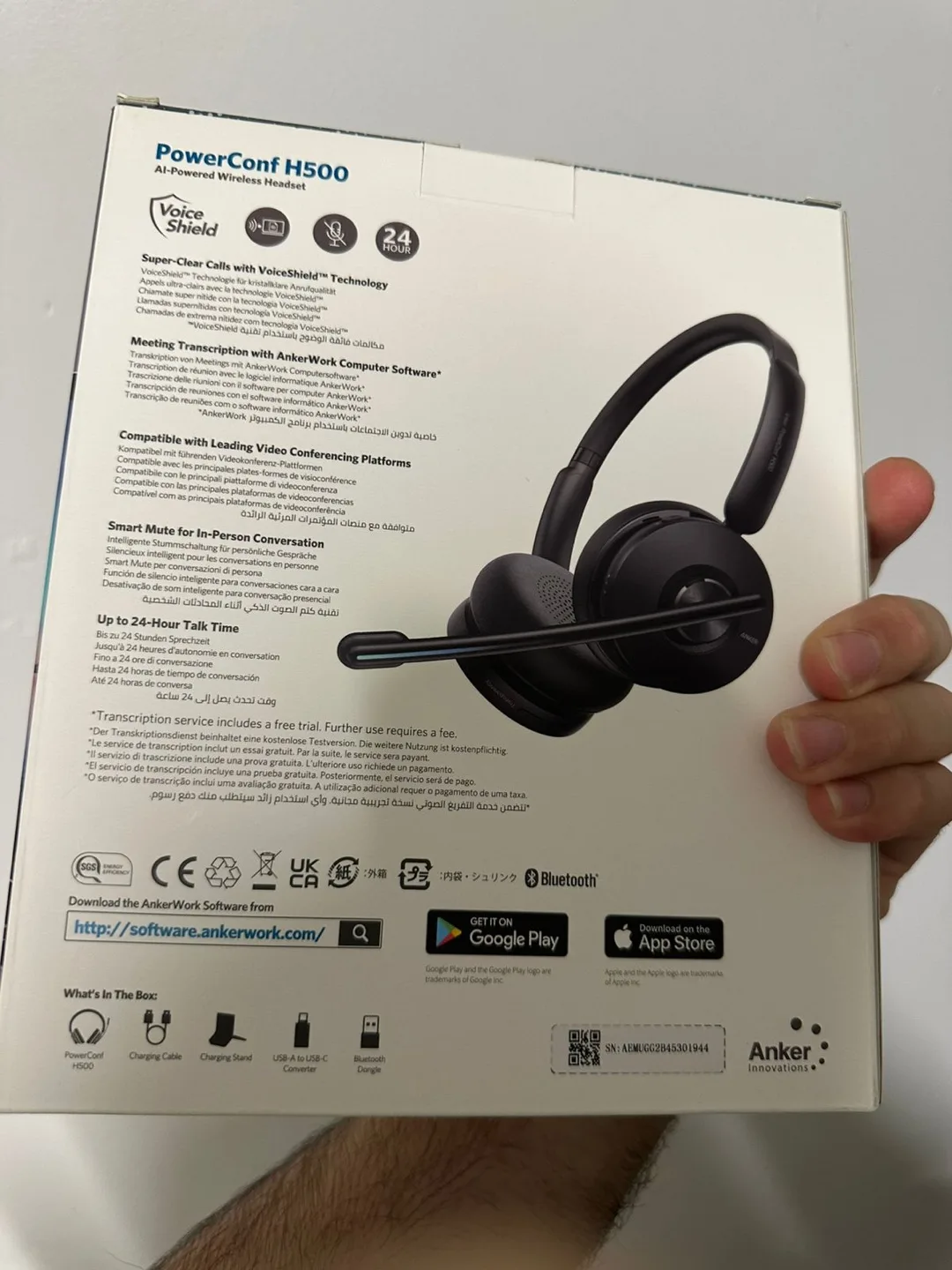 Anker PowerConf H500 Wireless Headset image indicator(2)