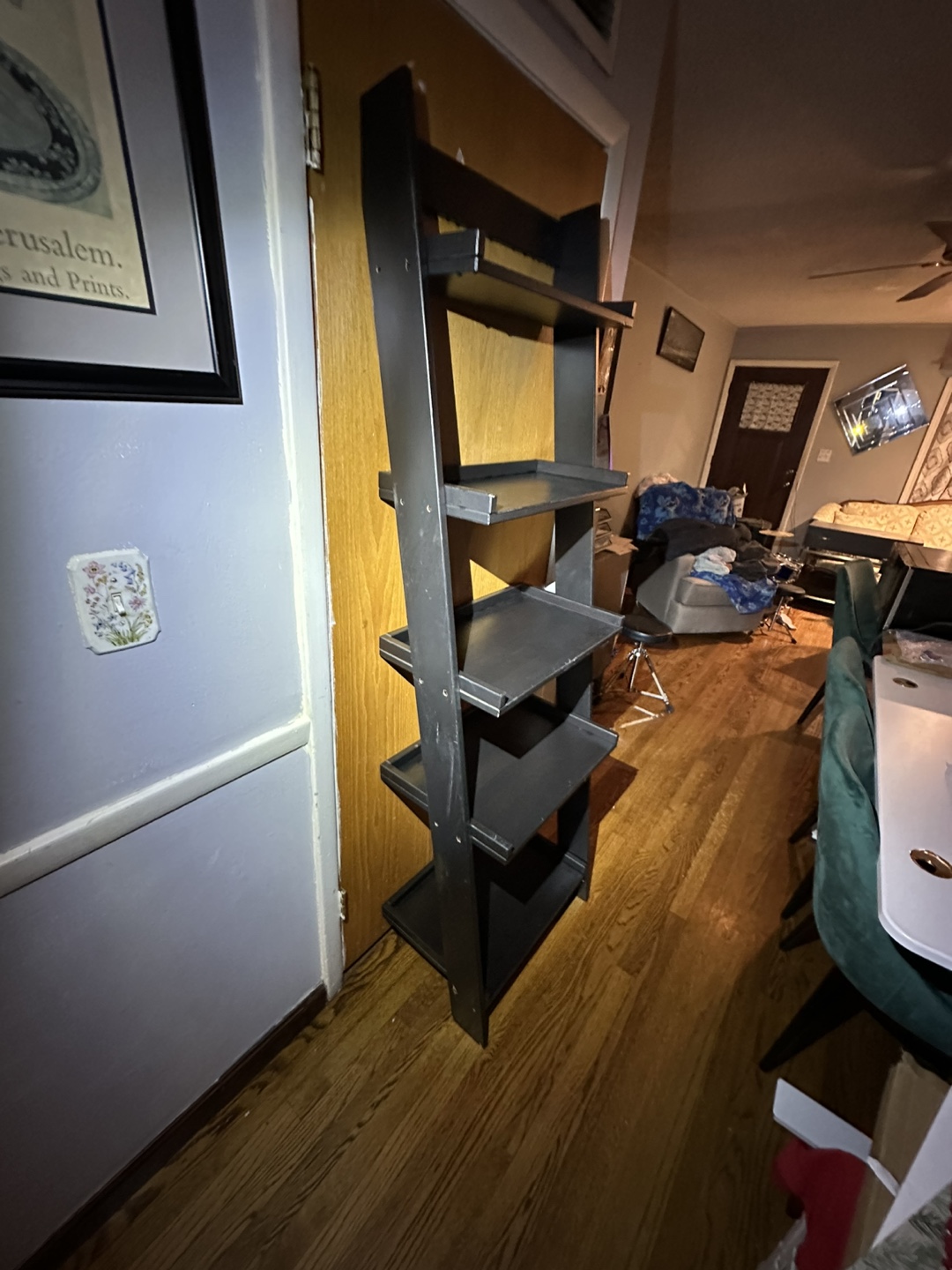 Black Ladder Shelf