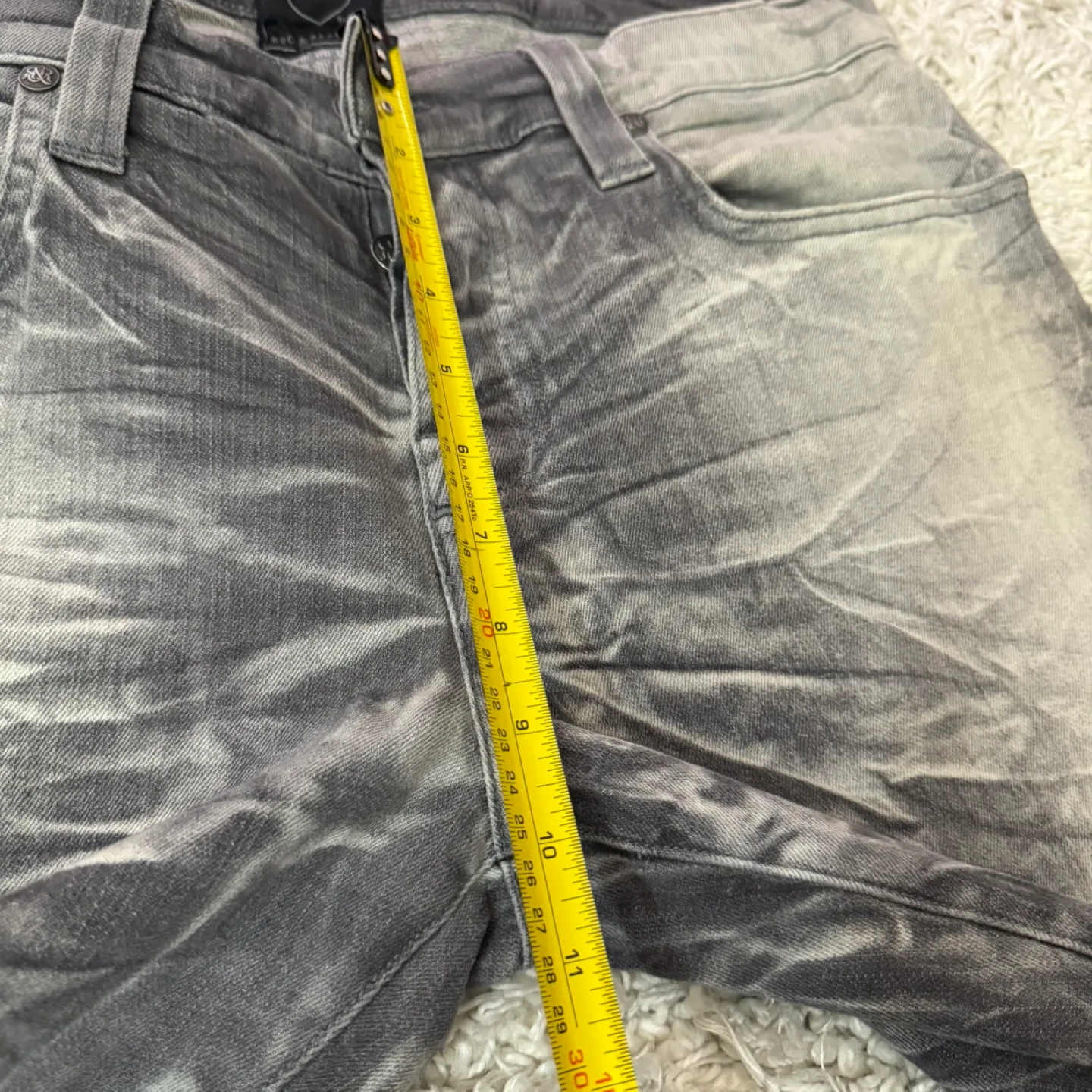 Rock & Republic Grey Distressed Jeans image indicator(6)