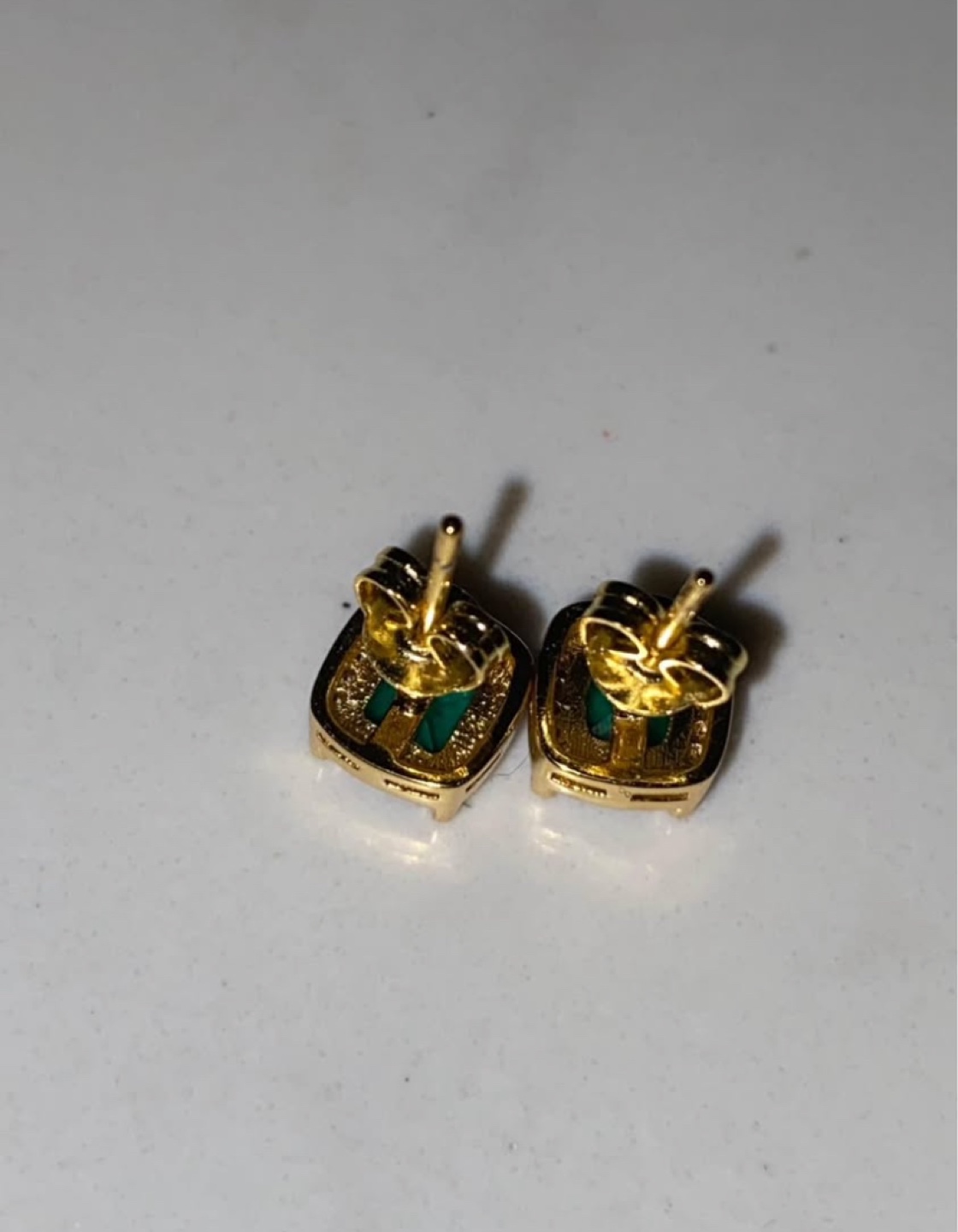 Emerald Green Stud Earrings - photo 4