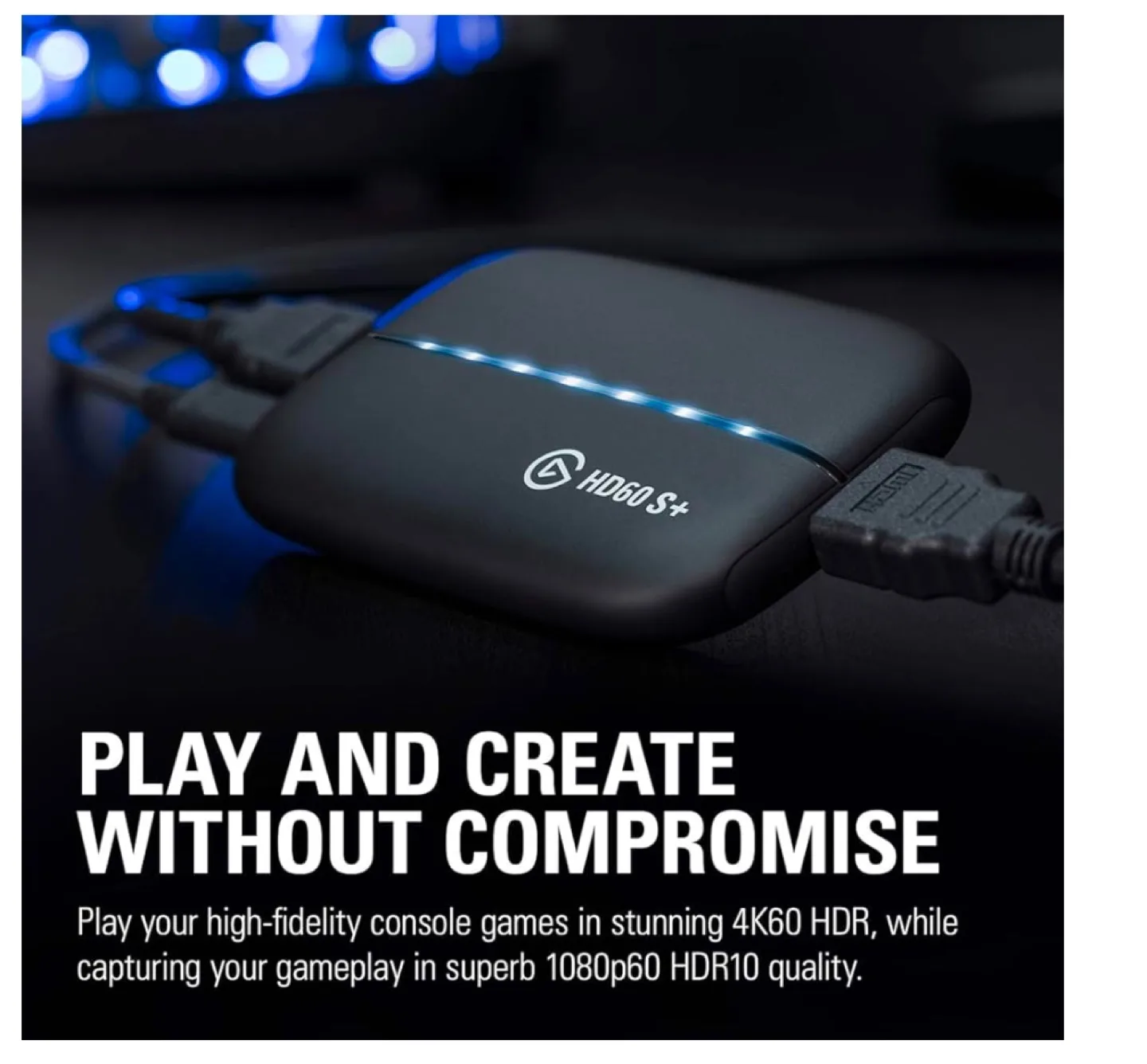 Elgato HD60 S+ 4K60 HDR Capture Card-shipping included image indicator(3)