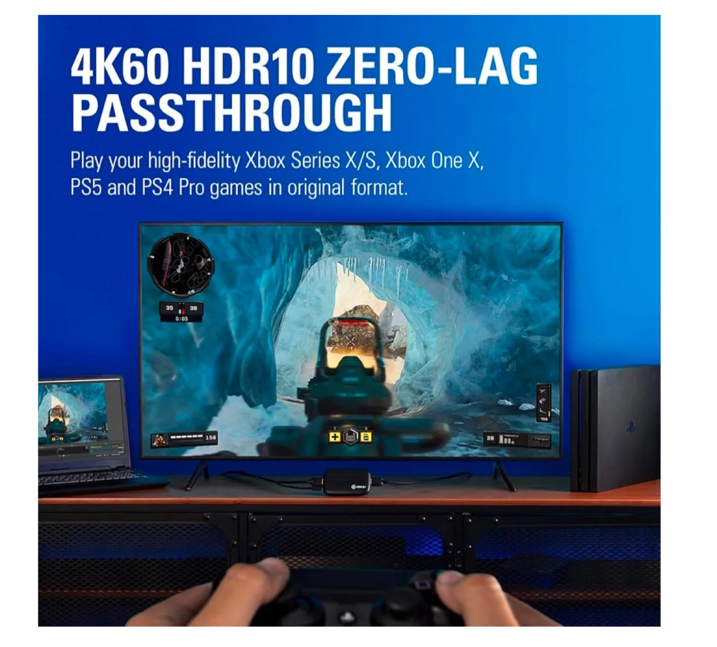 Elgato HD60 S+ 4K60 HDR Capture Card-shipping included image indicator(5)