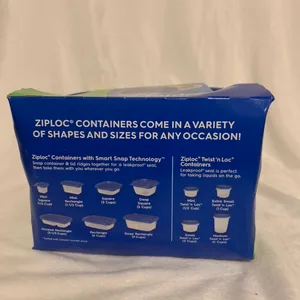 Ziploc Smart Snap 3 Deep Square Containers
