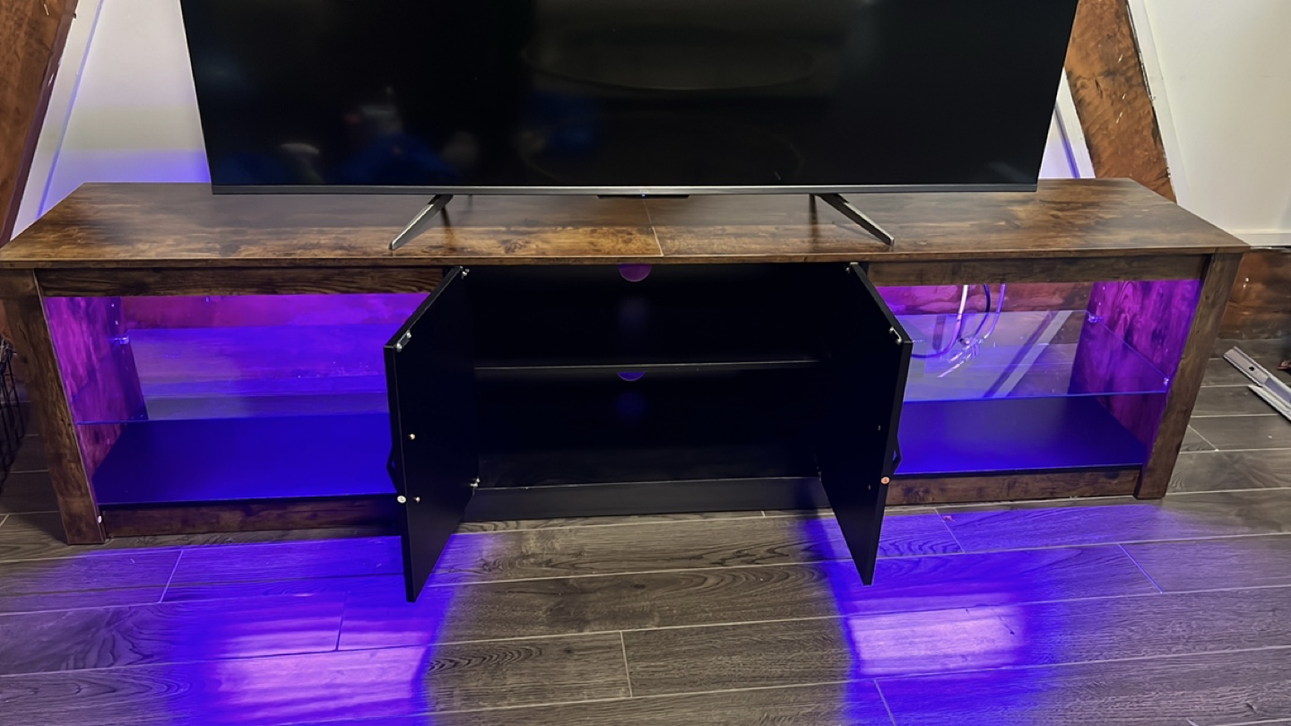 TV Stand with LED Lights - photo 3